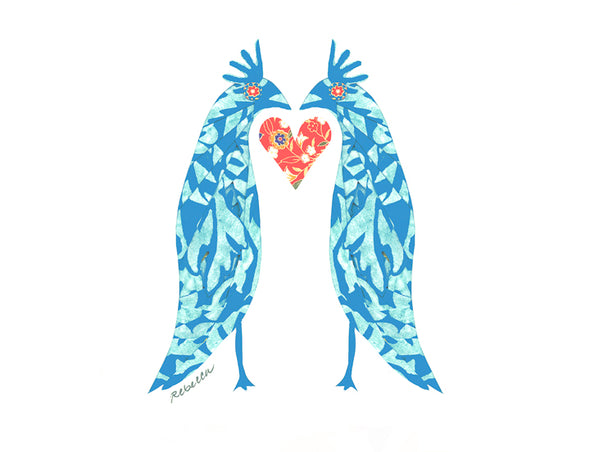 Birds of a Feather Notecard