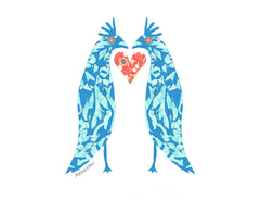 Birds of a Feather Notecard
