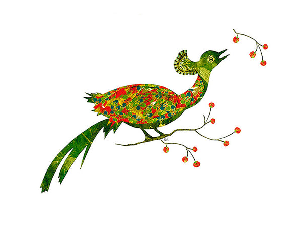 Colonial Pheasant Notecard