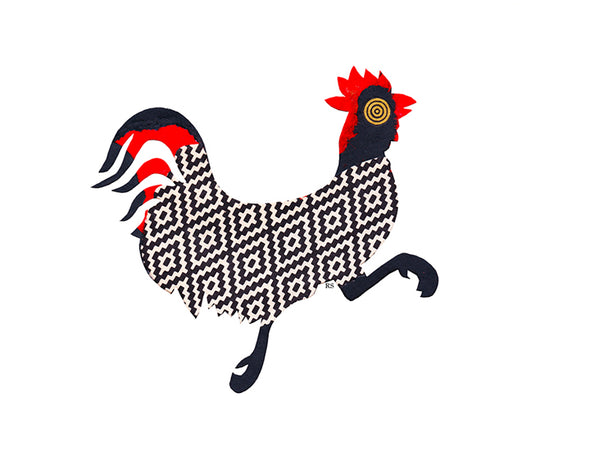 Running Rooster Notecard