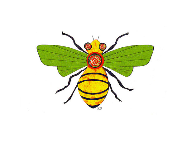 Honey Bee Notecard