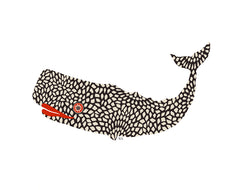 Pebbled Whale Notecard